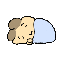 Dede Sleeping Sticker