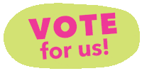 Vote Voting Sticker by 225 Magazine