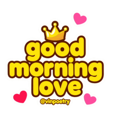Good Morning Sticker