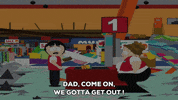 scared black friday GIF by South Park 