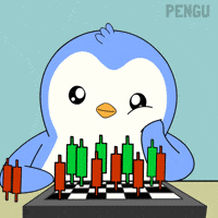 Crypto Calculating GIF by Pudgy Penguins