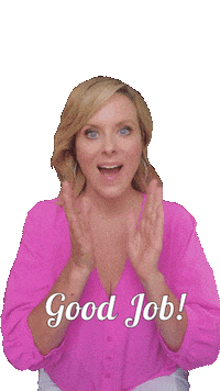 Well Done Help Sticker by Kerry Barrett Consulting