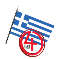 Mietwagen Sticker by 4rent Thessaloniki