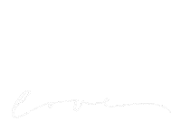 Youdiful love white lettering letter Sticker