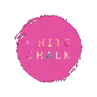 whitechalkstudio white chalk white chalk studio Sticker