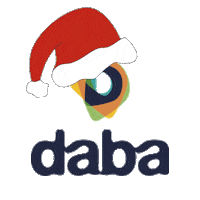 dabasa daba daba logo daba navidad daba xmas Sticker