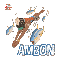 Ambon Literasi Sticker by Gramedia Pustaka Utama