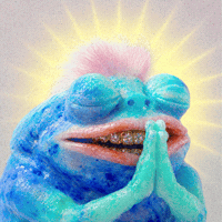 Frog Pray GIF