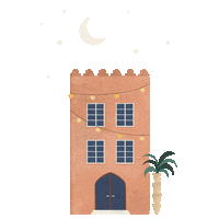 Gathering Palm Tree Sticker