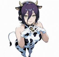 Cat Girl Drinking GIF