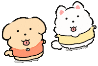 Excited Puppy Sticker