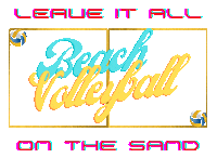 Sport Play Sticker by Aurora Beach Volleyball