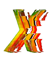 Glitch Alphabet Sticker by #BASILIO