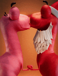 Santa Claus Love GIF by Claynosaurz