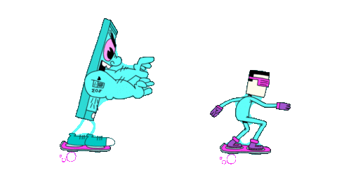 Animation Pixel Sticker by PUSHER