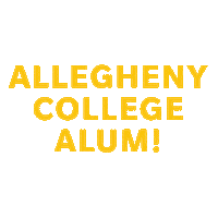 Allegheny 2022 Sticker by Allegheny College