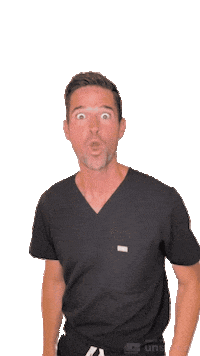 Surprise Wow Sticker by Avenue South Orthodontics