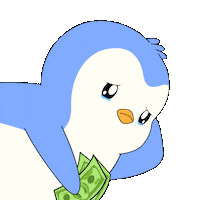 Sad Oh No Sticker by Pudgy Penguins