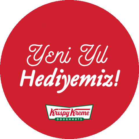 New Year Donut Sticker by Krispykremetr