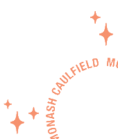 Star Sticker by Monash University
