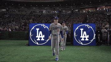 Los Angeles Dodgers Sport GIF by MLB