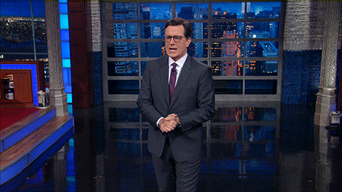 sick stephen colbert GIF by The Late Show With Stephen Colbert