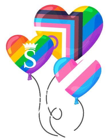 Gay Pride Sticker by Cafe Savoy
