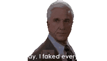 Leslie Nielsen Sticker by Alissandra