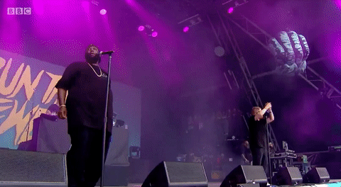 glastonbury festival 2017 GIF by Run The Jewels