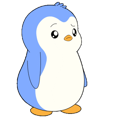 No Way Wow Sticker by Pudgy Penguins