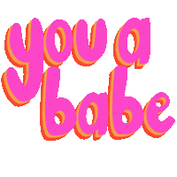 Friends Babe Sticker
