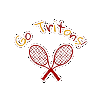 Tennis Triton Sticker by University of Missouri-St. Louis