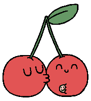 Cherry Love Sticker by CsaK