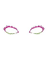 Eyes Smoking Sticker