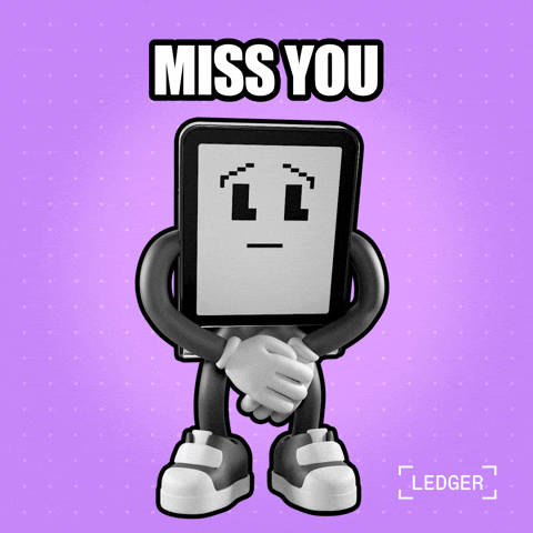Sad Miss You GIF by Ledger