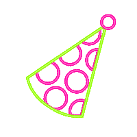 Party Neon Sticker by Anna Claire