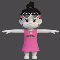 Art Girl GIF by Zhotcita