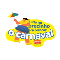 Carnaval Compras Sticker by Novo Atacarejo