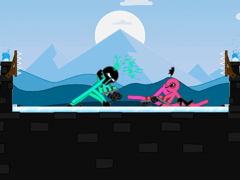 Xnite fight knockout slapstick fighter GIF
