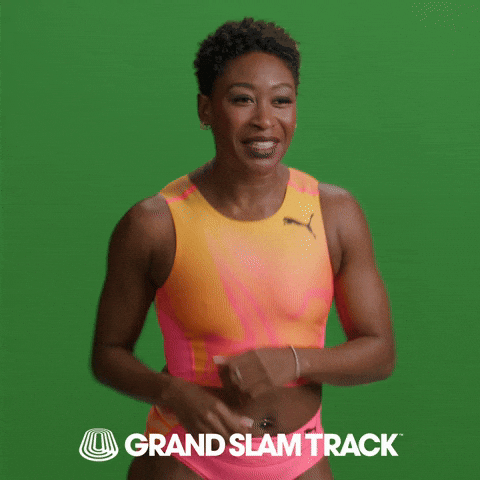 Track And Field Running GIF by Grand Slam Track