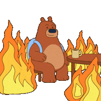 Chilling All Good Sticker by My Neighbor Alice