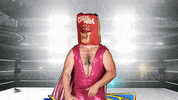 hero pose GIF by Wrestling Pro Wrestling