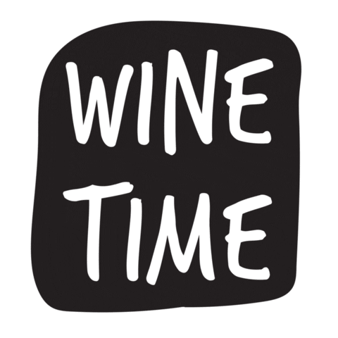 FunWineLabels cheers wine drinking blackwhite Sticker