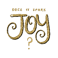 alotandacouple joy gold sparkle glitter Sticker