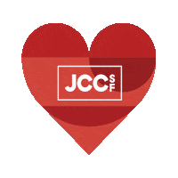 JCCSF love heart jccsf jewish community center Sticker