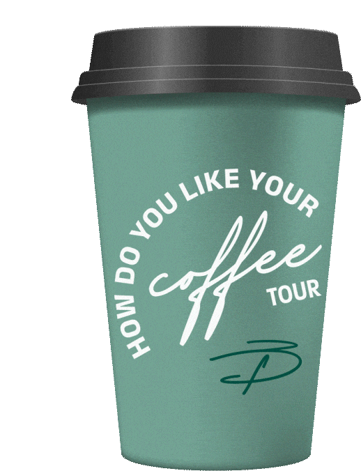 bepresentevents coffee conference coffee cup virtual events Sticker