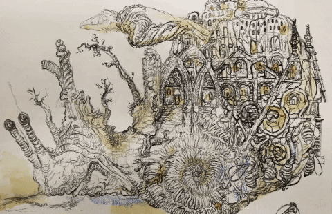 tower crow GIF by Alex Boya