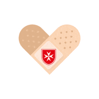 MalteserRegensburg heart herz helfen sozial Sticker