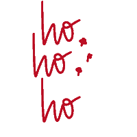 Ho Ho Ho Christmas Sticker