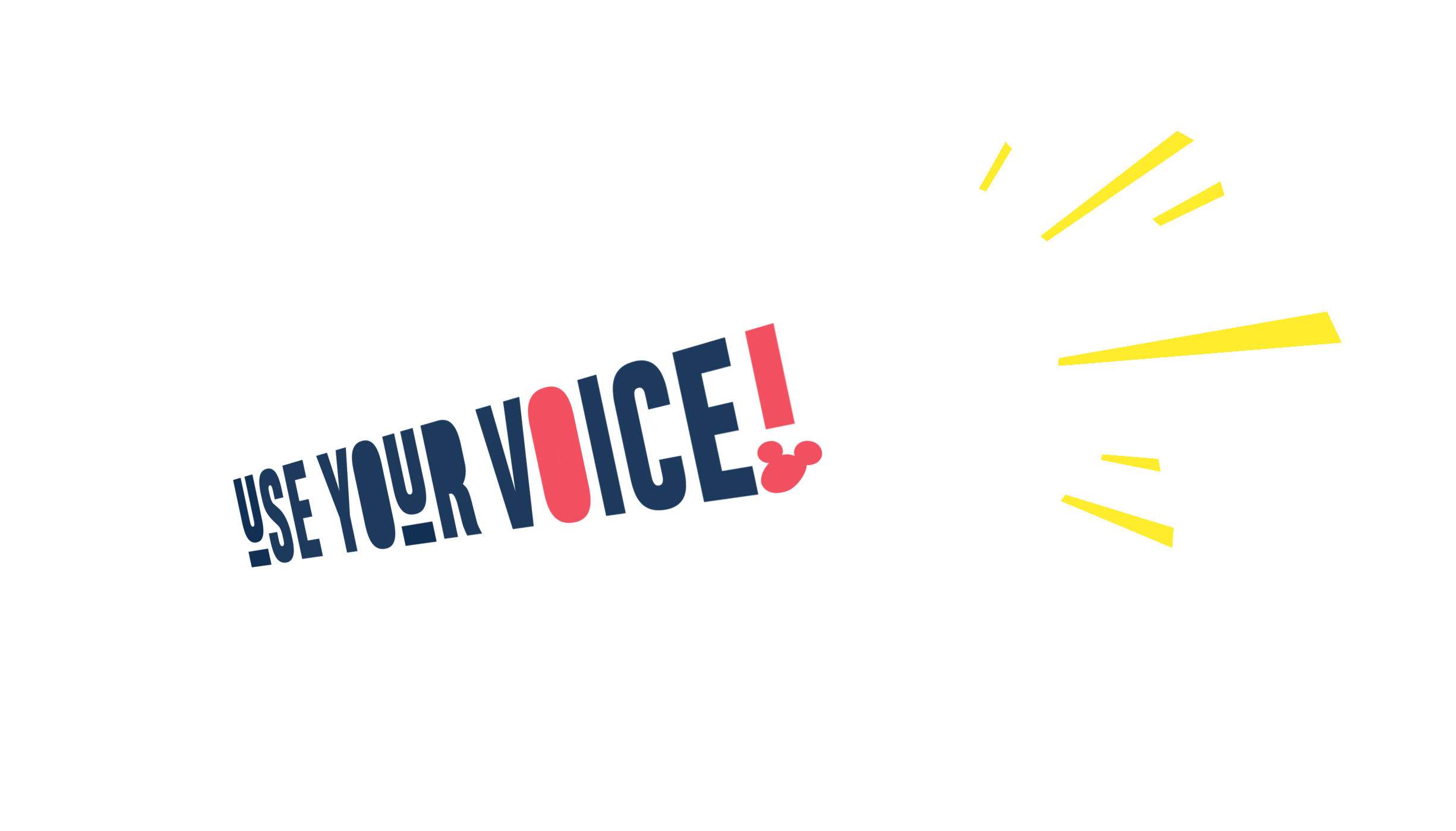 Speak Up Use Your Voice Sticker by Disney Channel
